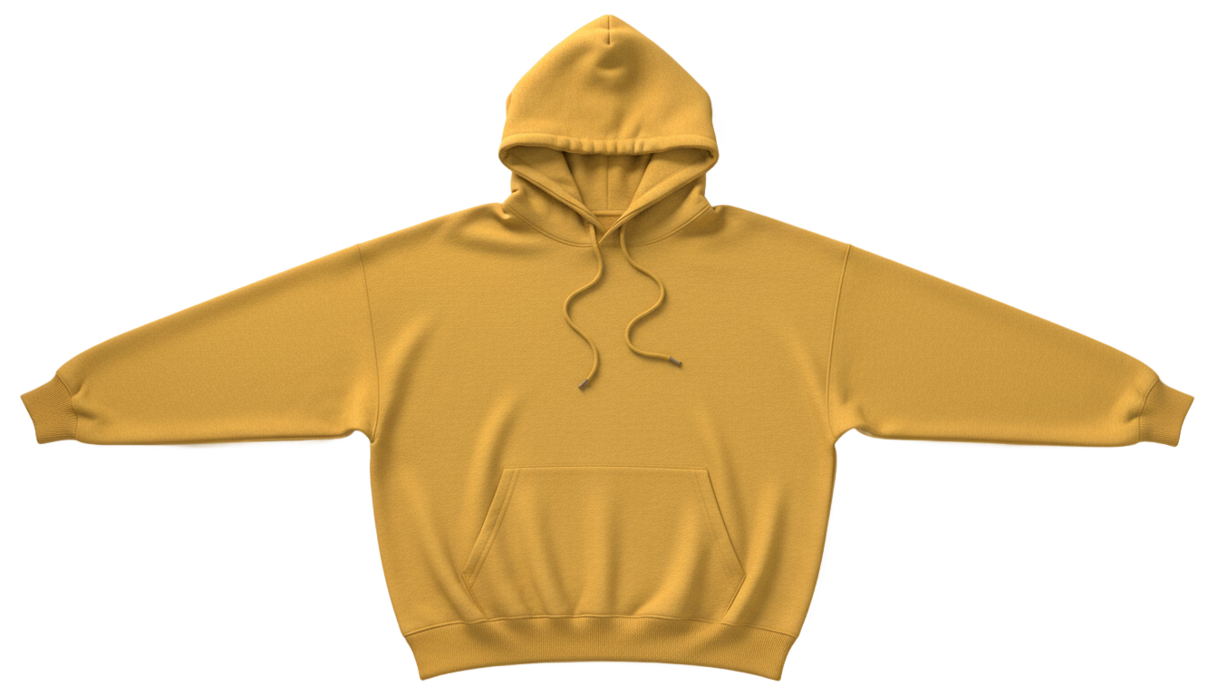 yellow hoodie png PNG transparent background