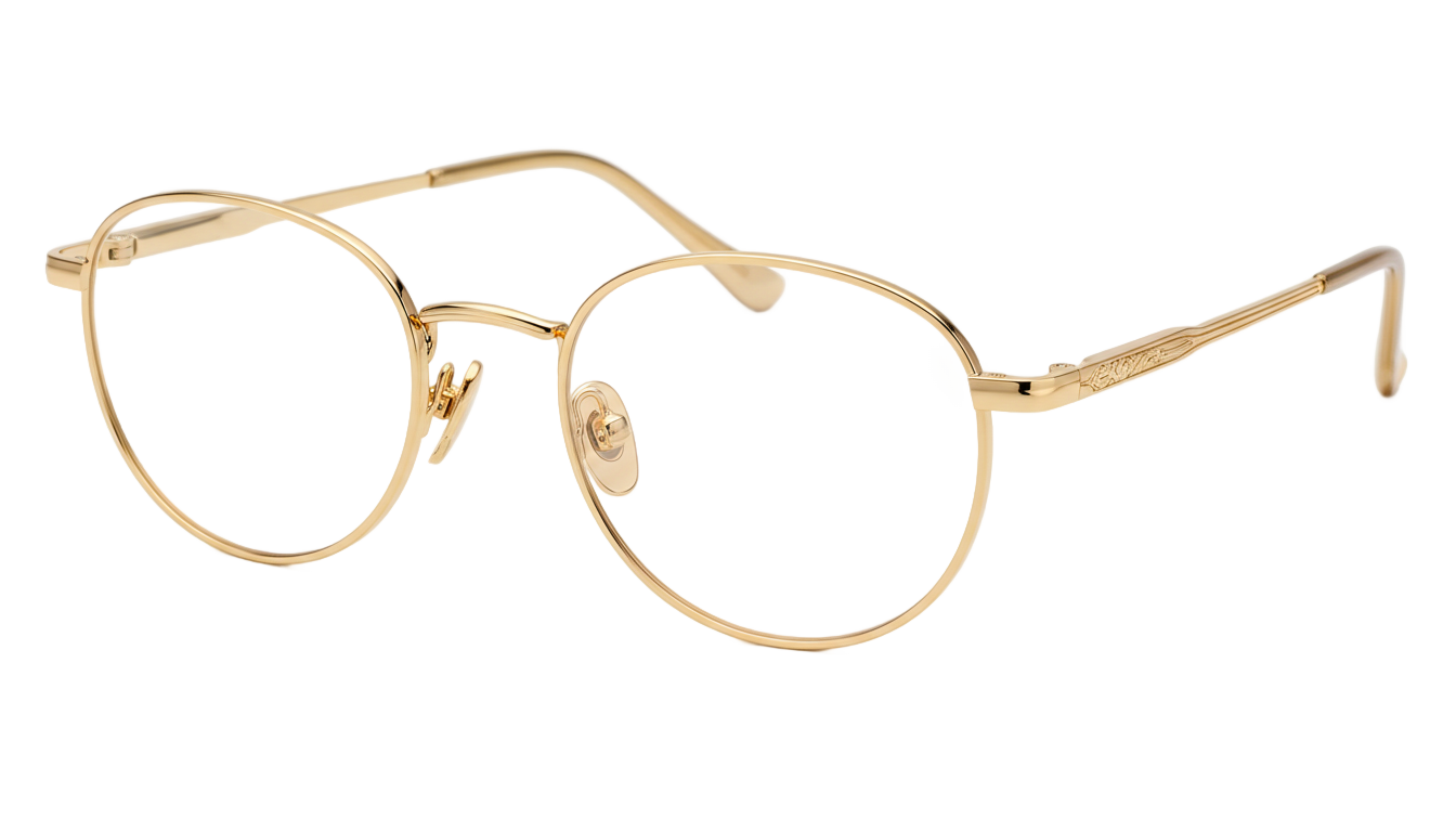 gold glasses png PNG transparent background