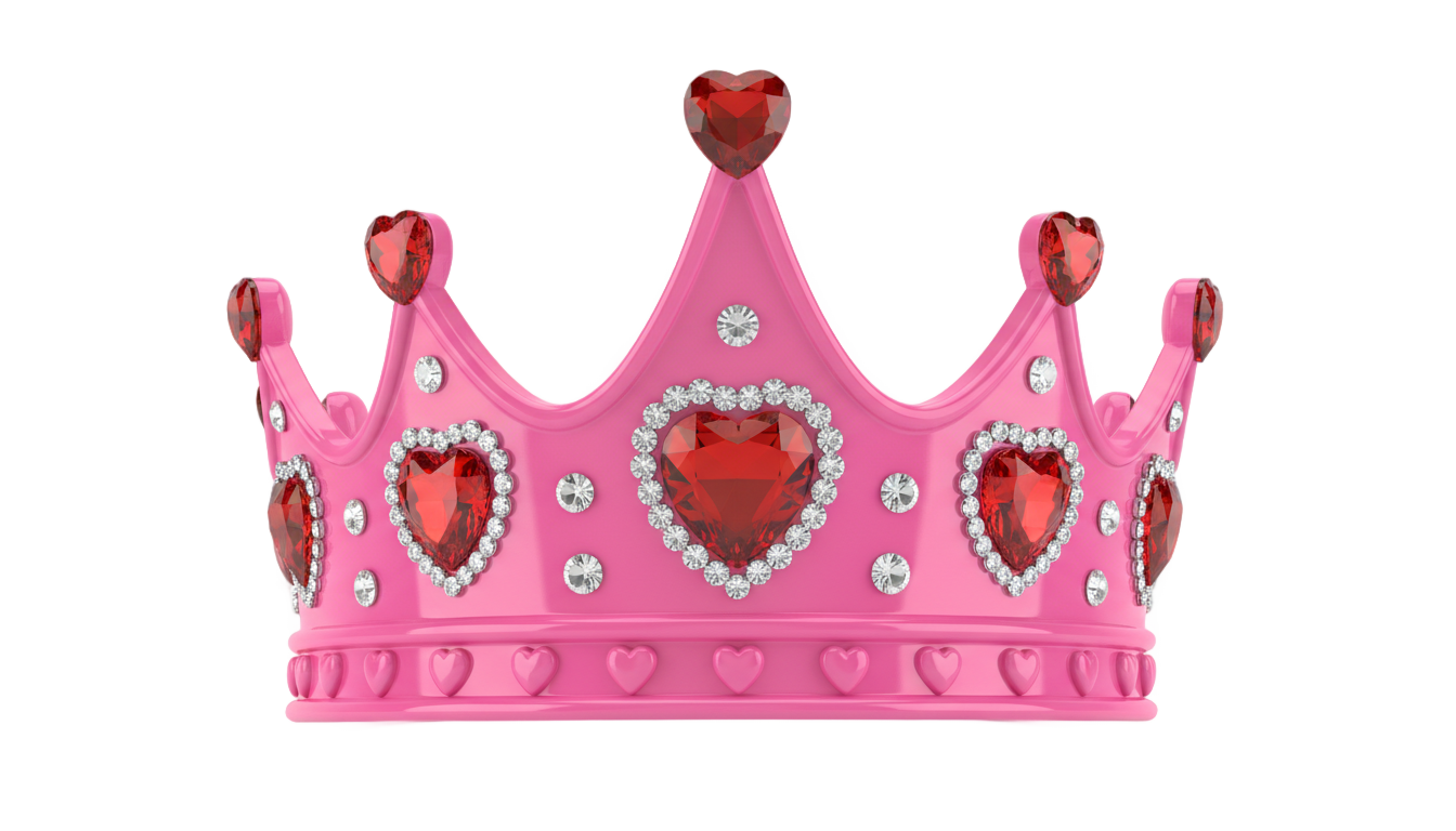 pink crown png PNG transparent background