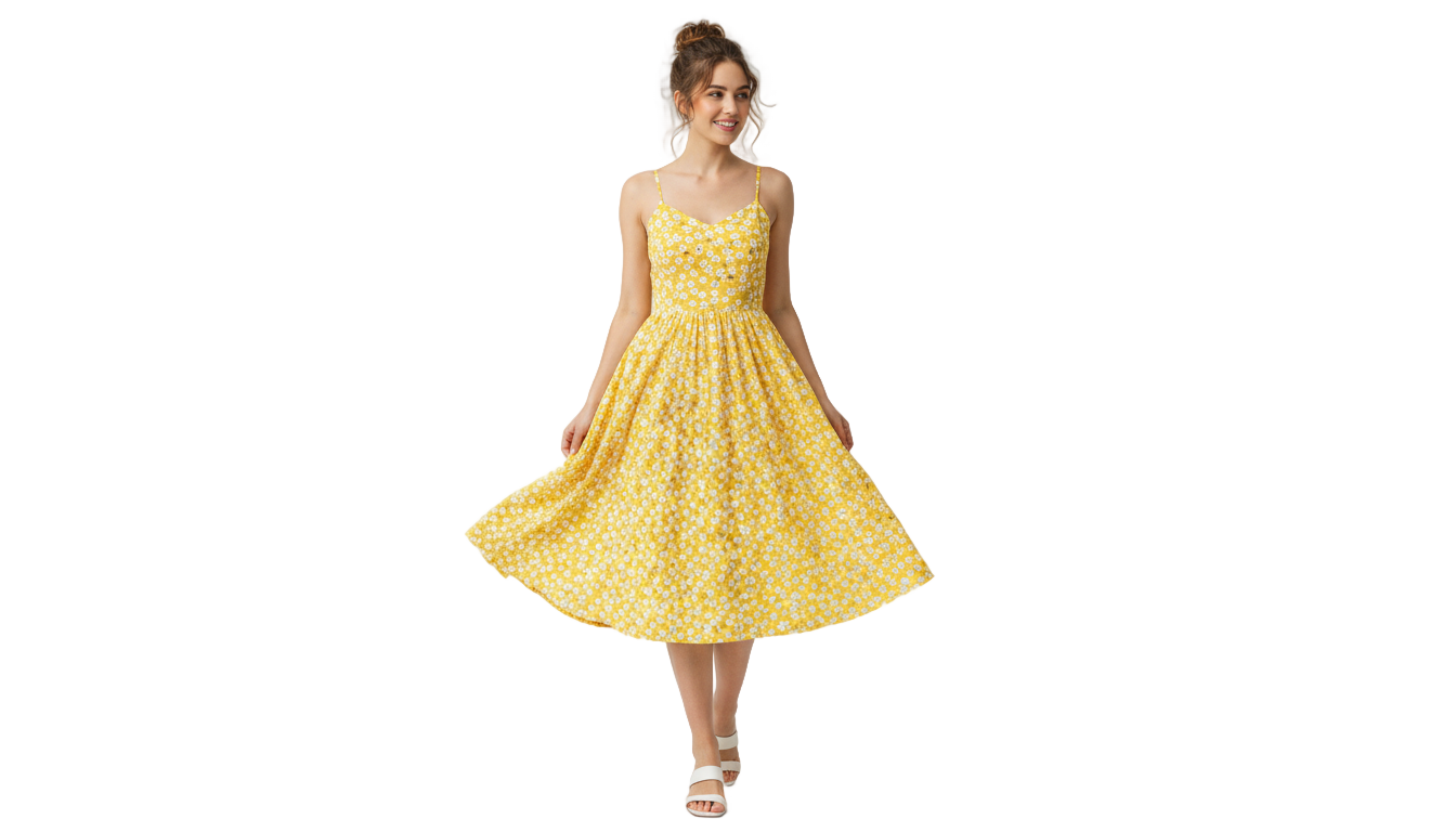 sun dress png PNG transparent background
