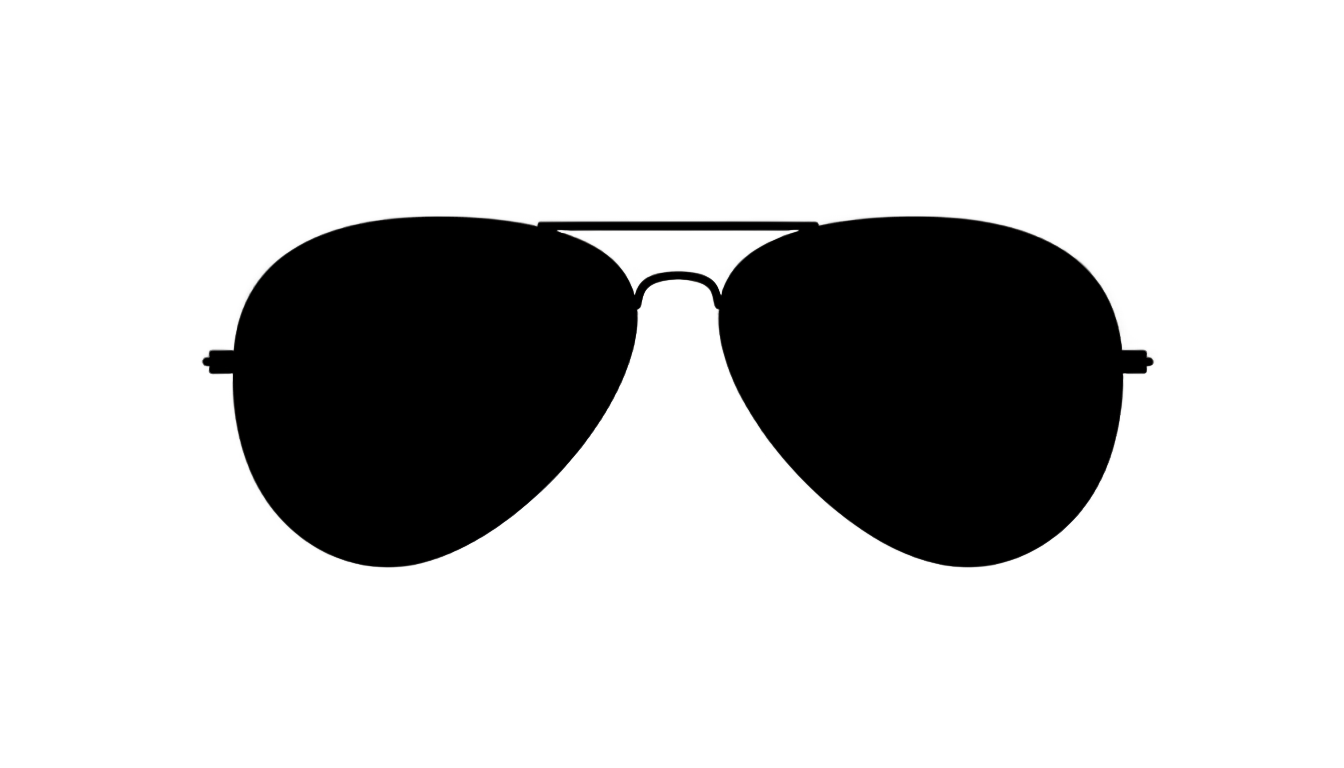 sunglasses silhouette png PNG transparent background
