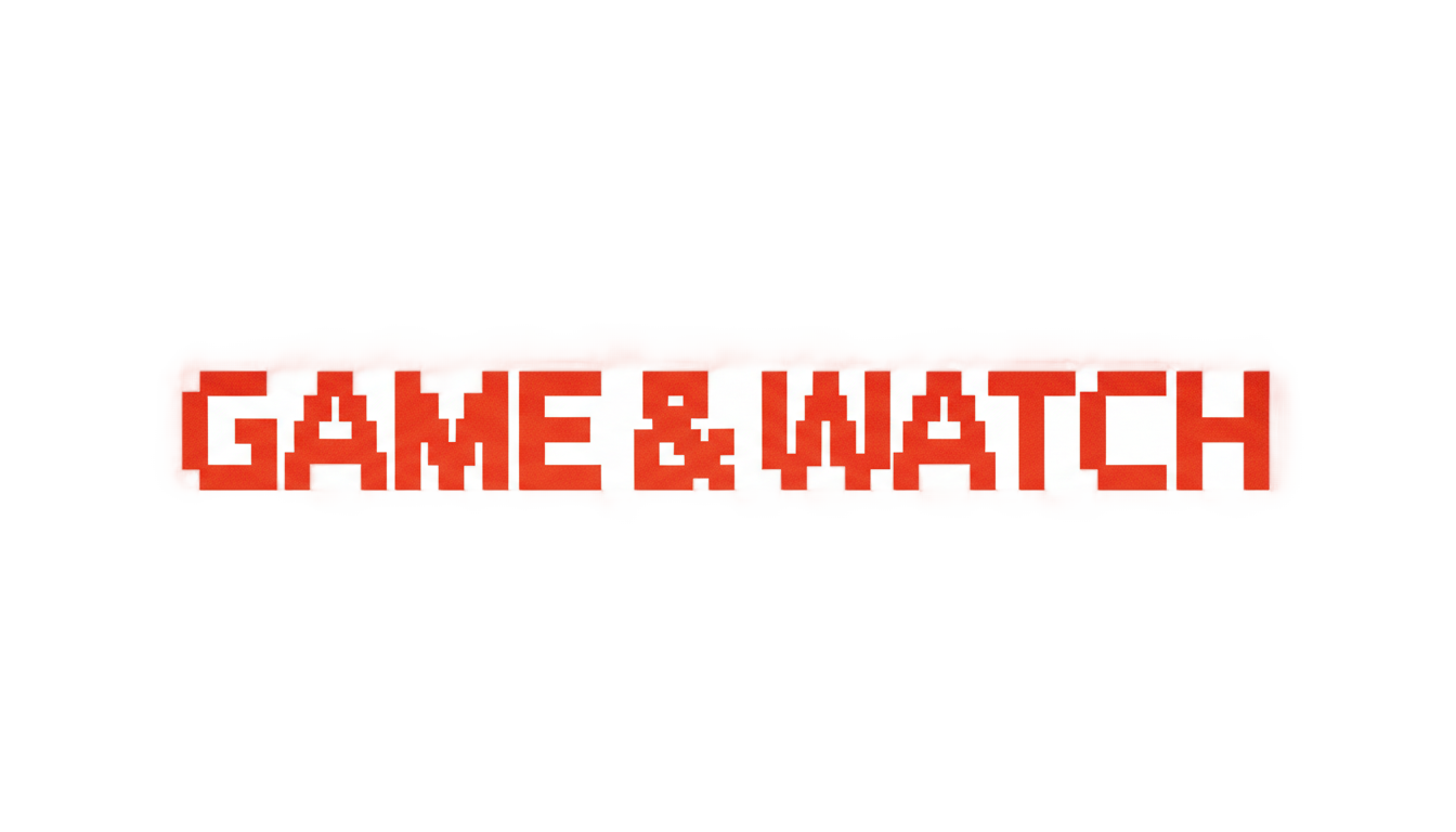 game and watch logo png PNG transparent background