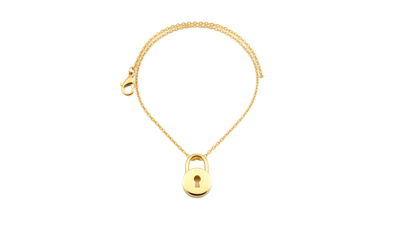 lock necklace png PNG transparent background