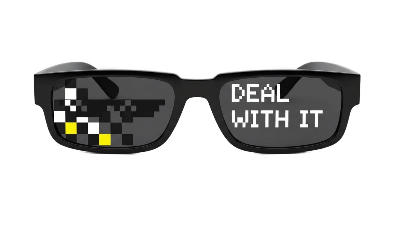 gamer sunglasses png PNG transparent background