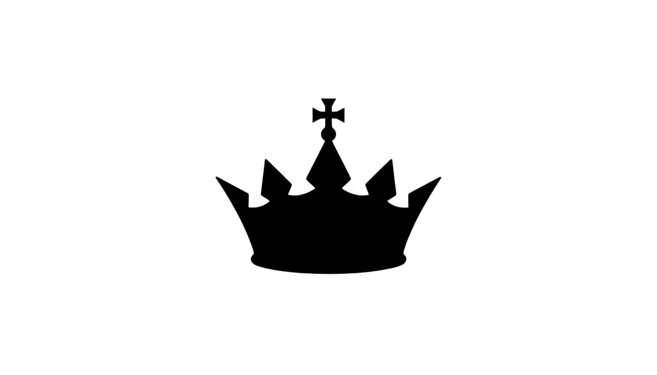 crown silhouette png PNG transparent background