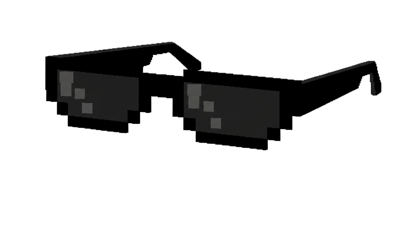 mlg glasses png PNG transparent background