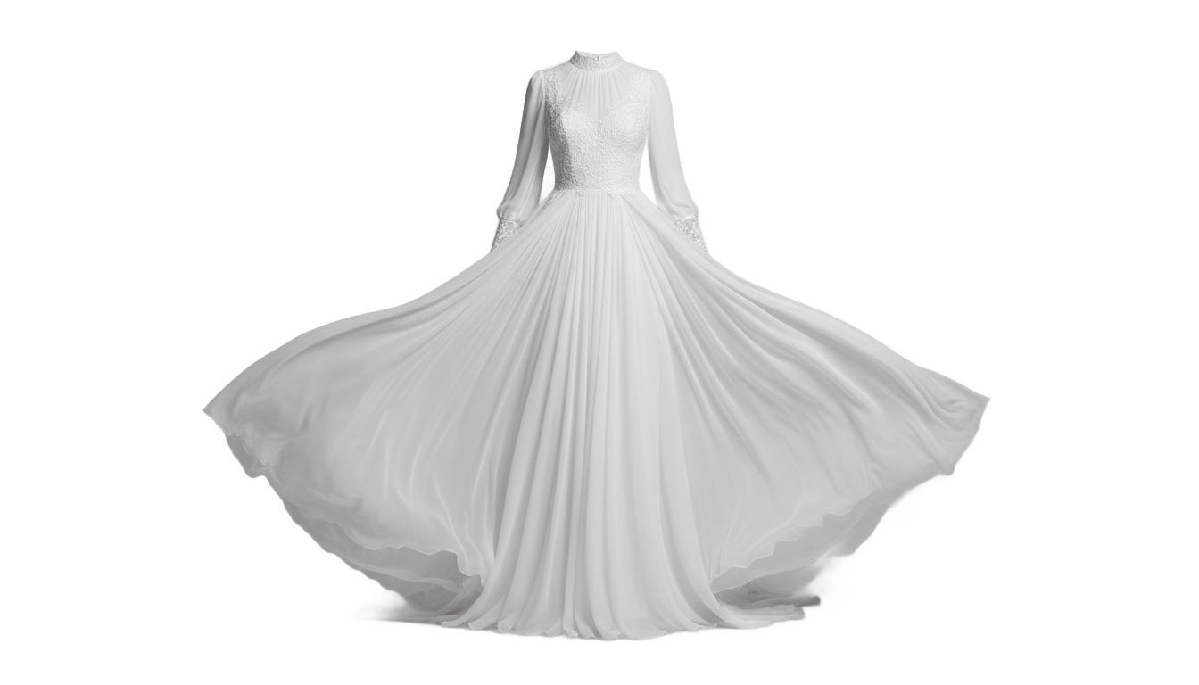white dress png PNG transparent background