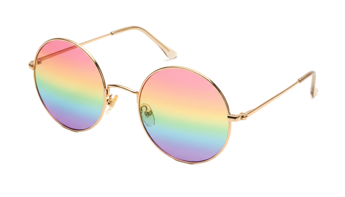 hippie glasses png PNG transparent background