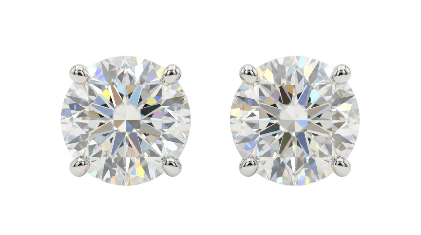 real diamond earrings png PNG transparent background