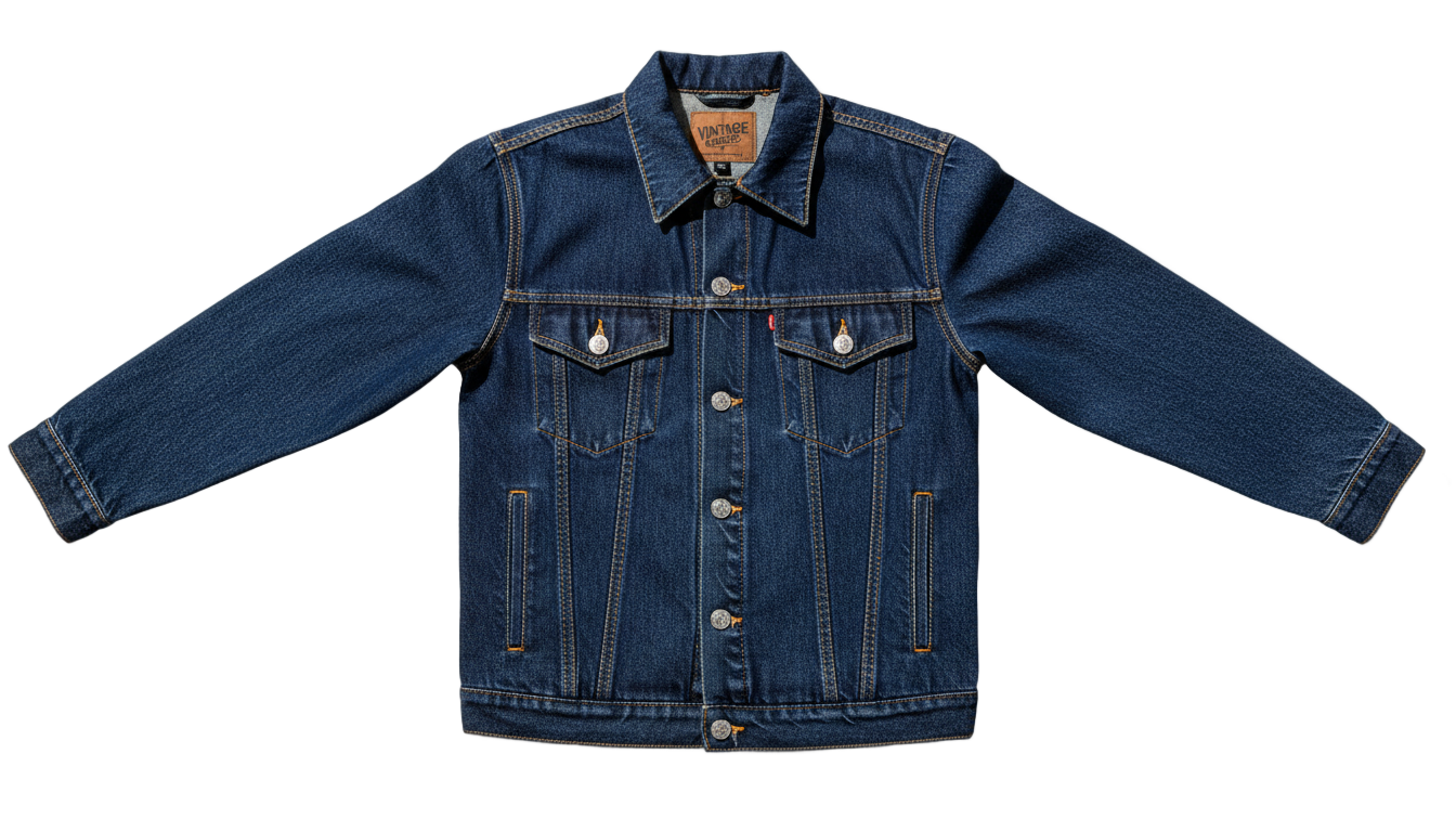 denim jacket template png PNG transparent background