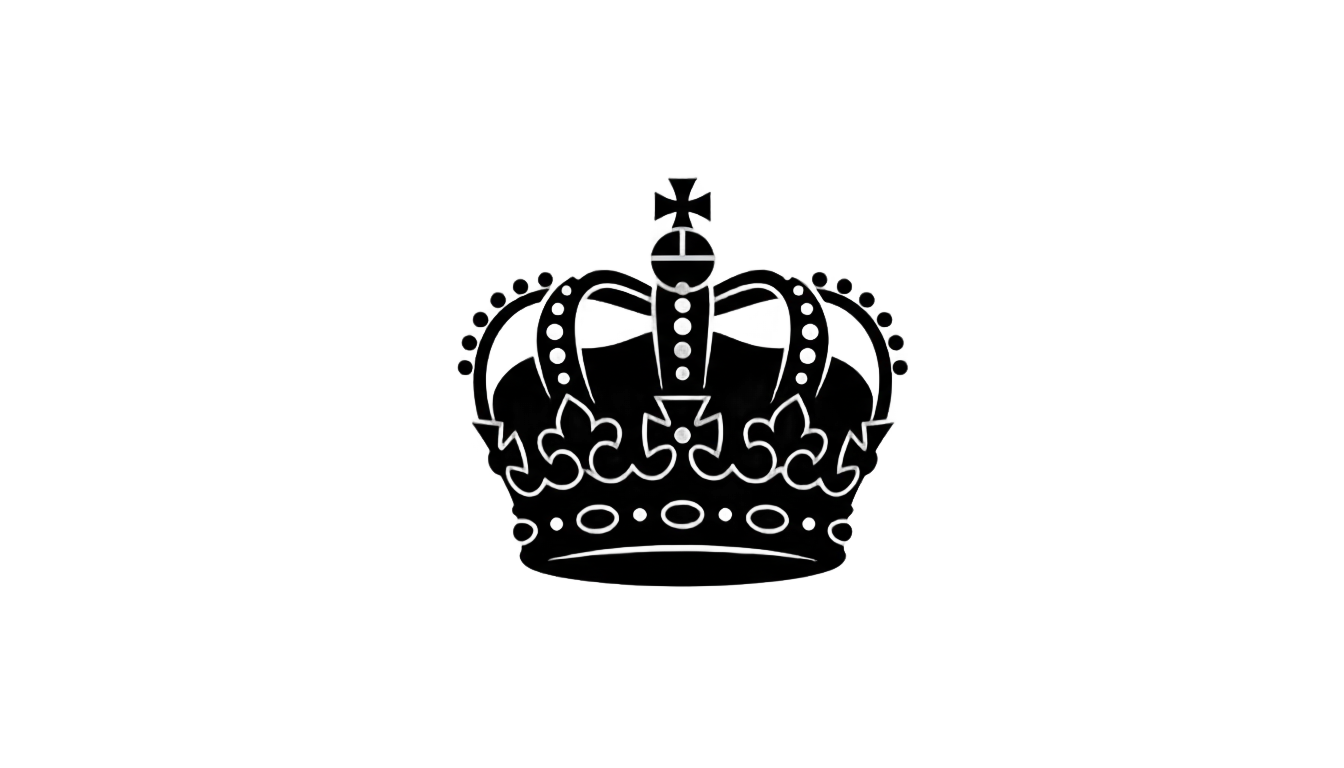 queen crown silhouette png PNG transparent background