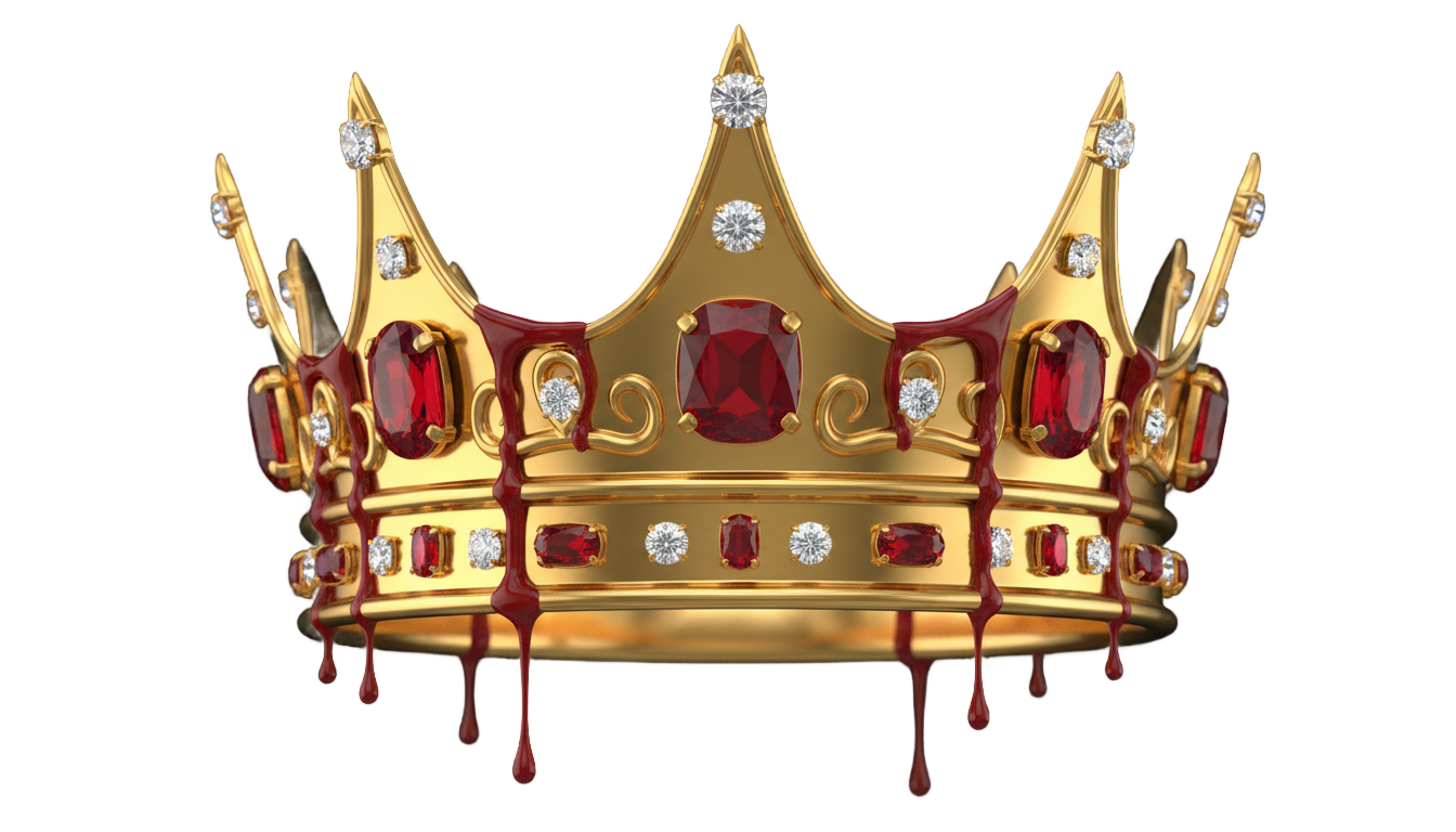 bloody crown png PNG transparent background