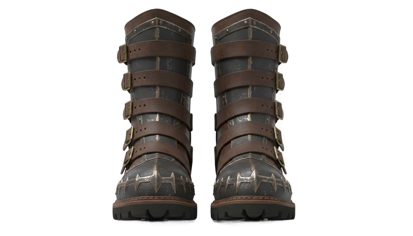 warrior boots ml png PNG transparent background