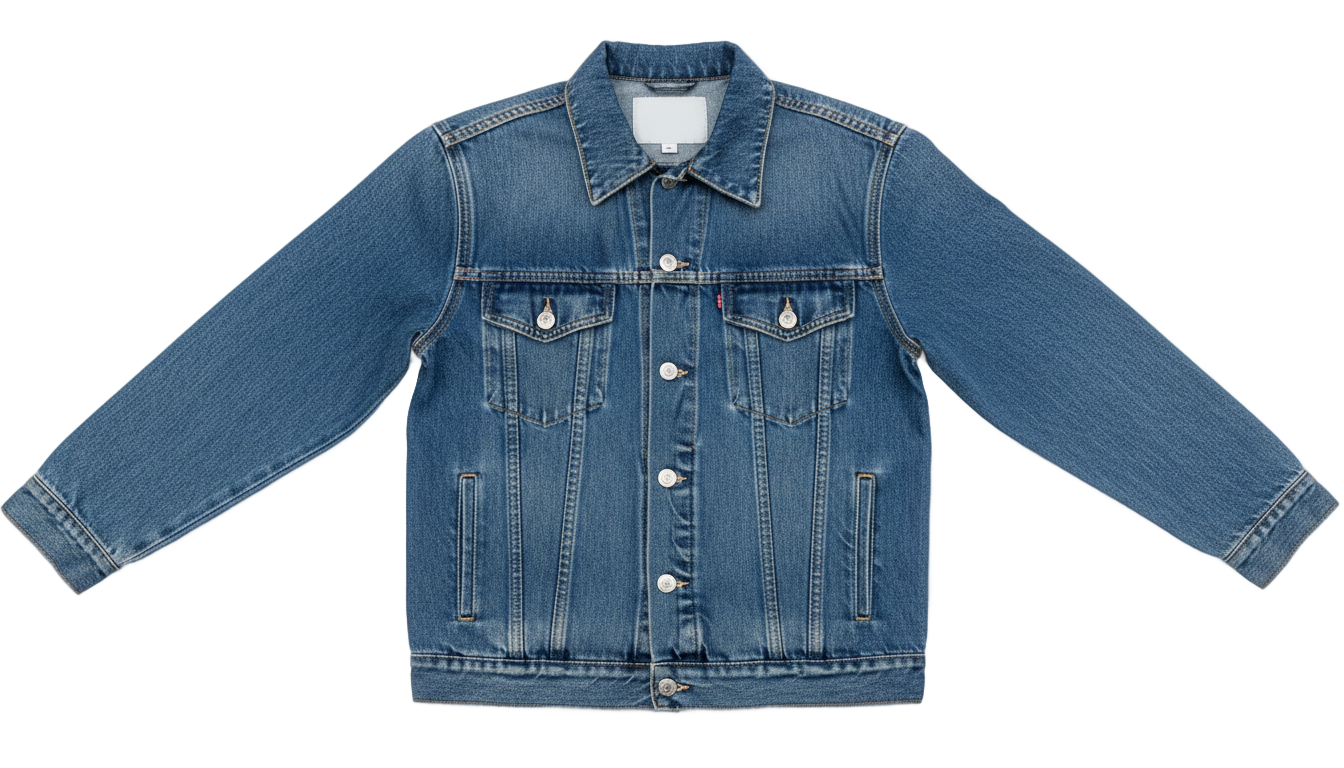 jean jacket template png PNG transparent background