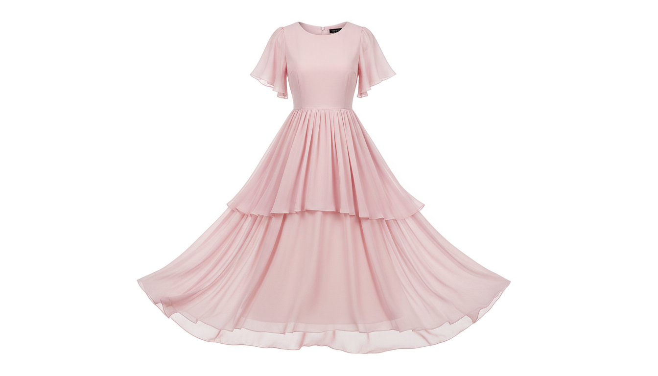 pink dress png PNG transparent background