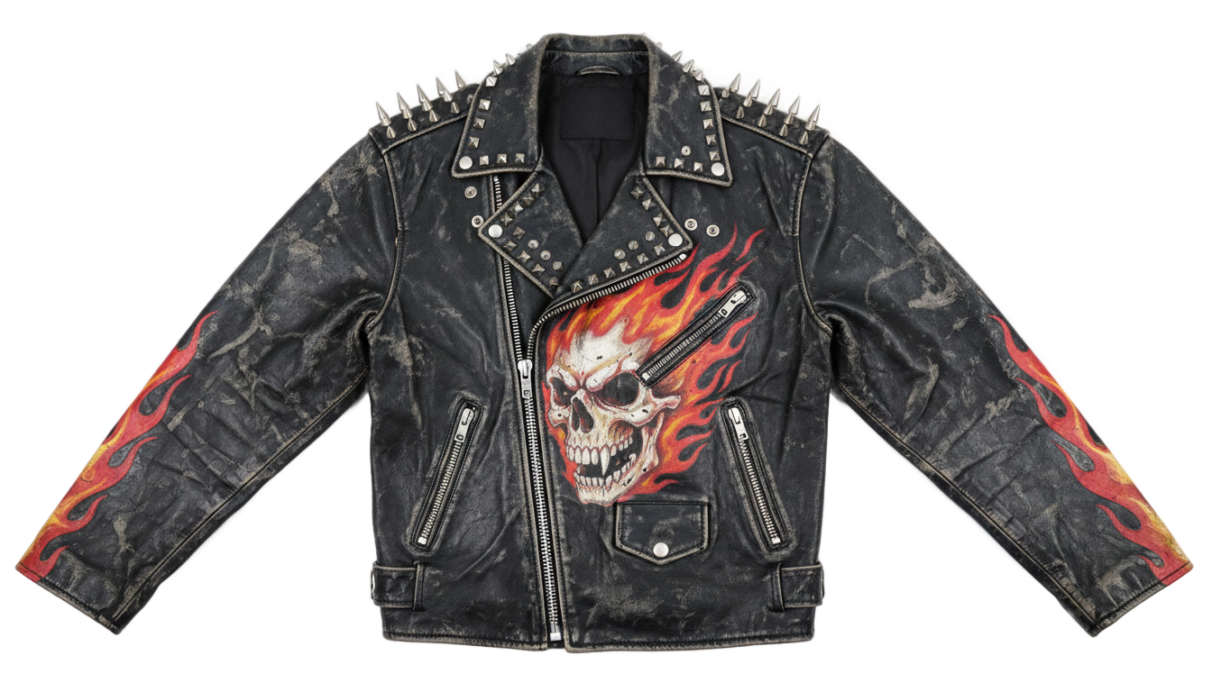 ghost rider jacket png PNG transparent background