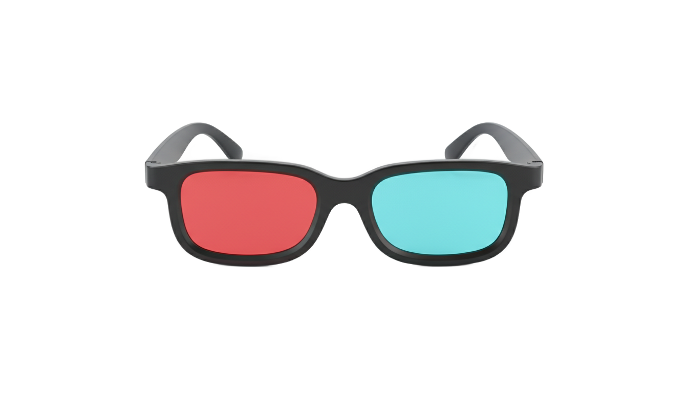 3d glasses png PNG transparent background