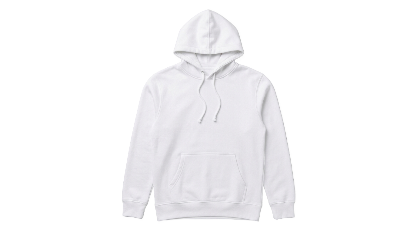 blank white hoodie png PNG transparent background