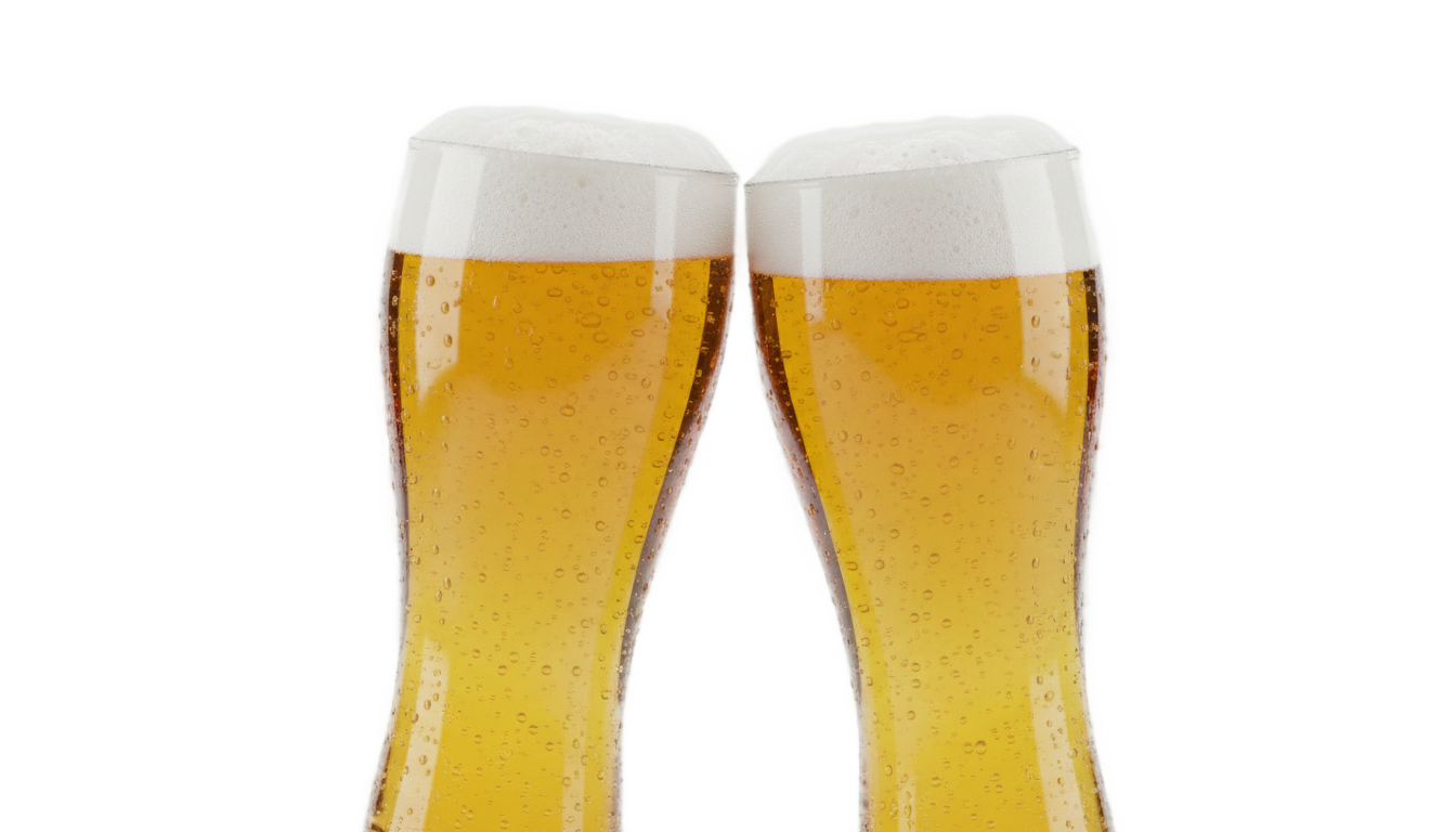 beer glasses png PNG transparent background