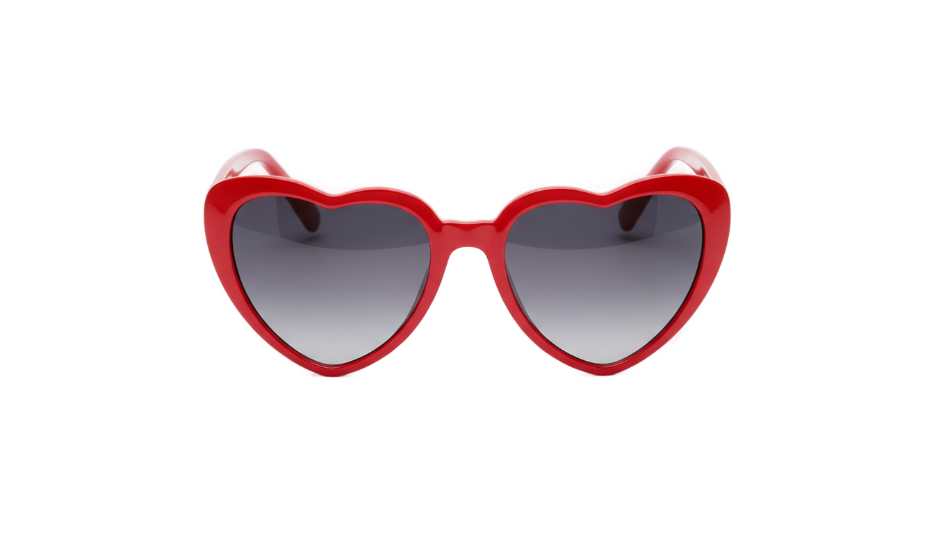 heart glasses png PNG transparent background