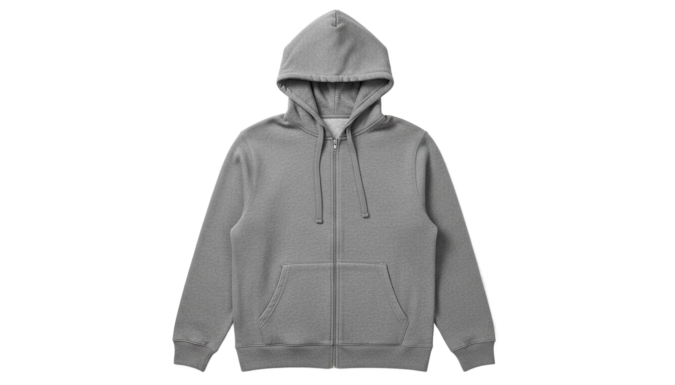 zip up hoodie mockup png PNG transparent background