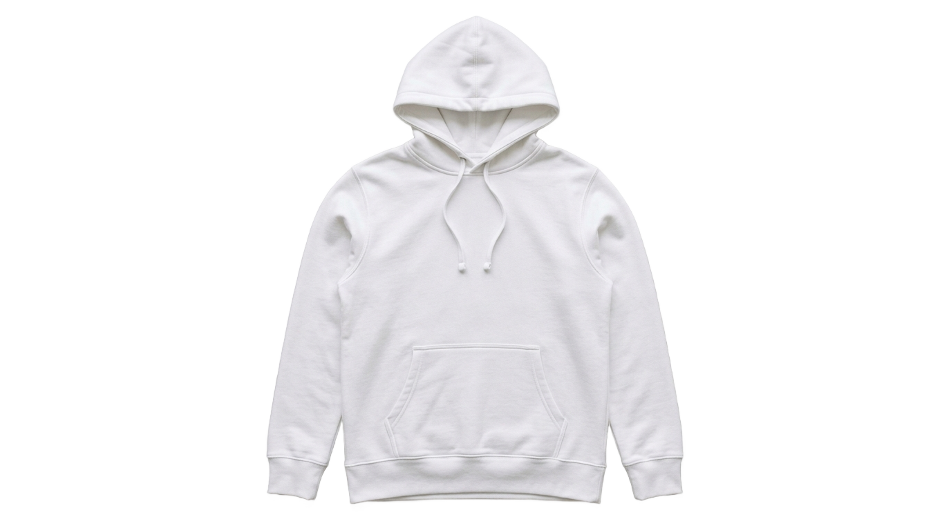 blank white hoodie png PNG transparent background