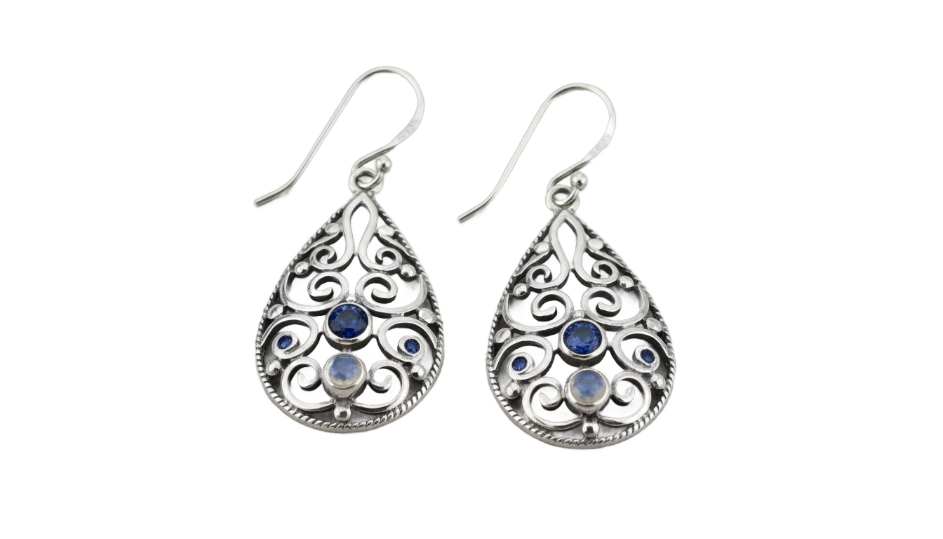 png jewellers silver earrings PNG transparent background