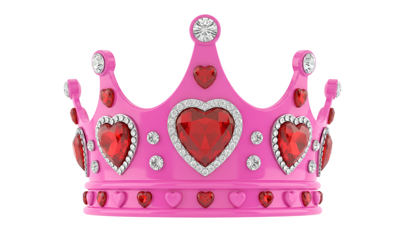 pink crown png PNG transparent background