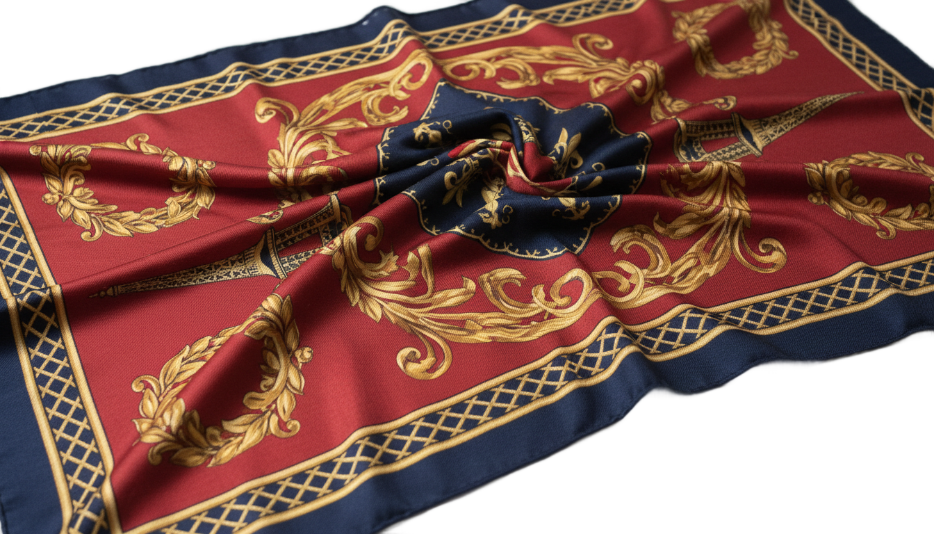 french scarf png PNG transparent background
