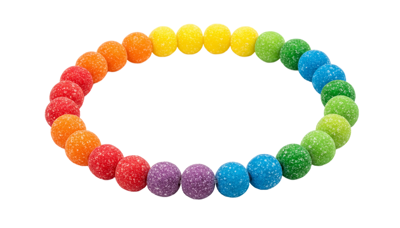 candy necklace png PNG transparent background