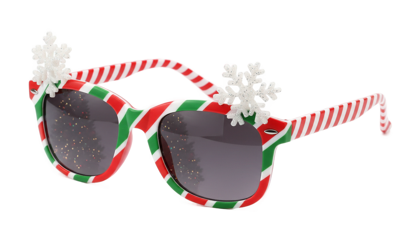 christmas sunglasses png PNG transparent background
