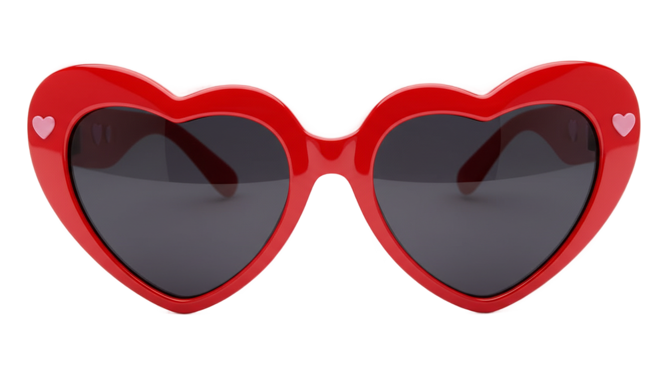 heart sunglasses png PNG transparent background