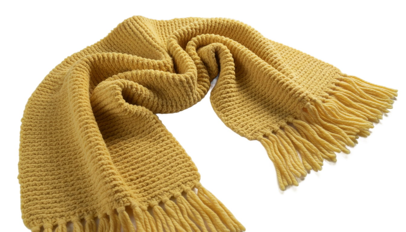 yellow scarf png PNG transparent background