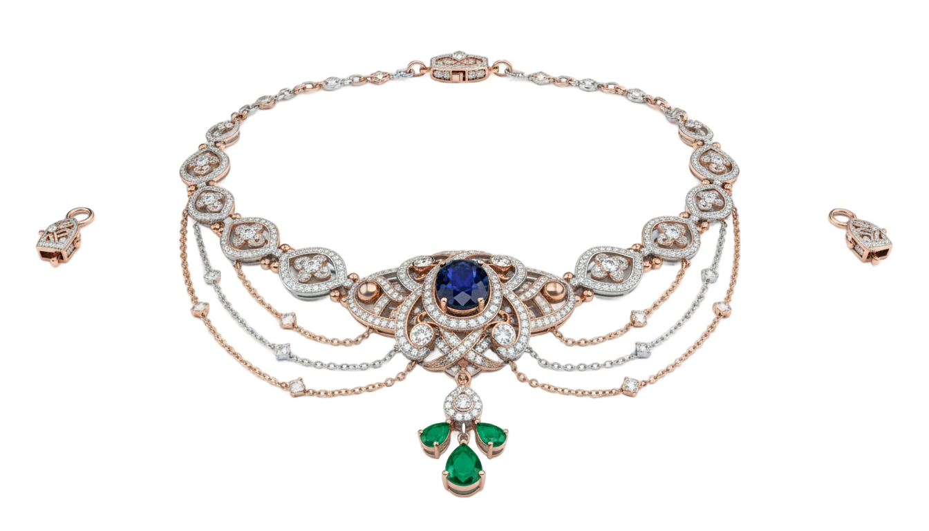 necklace design png PNG transparent background