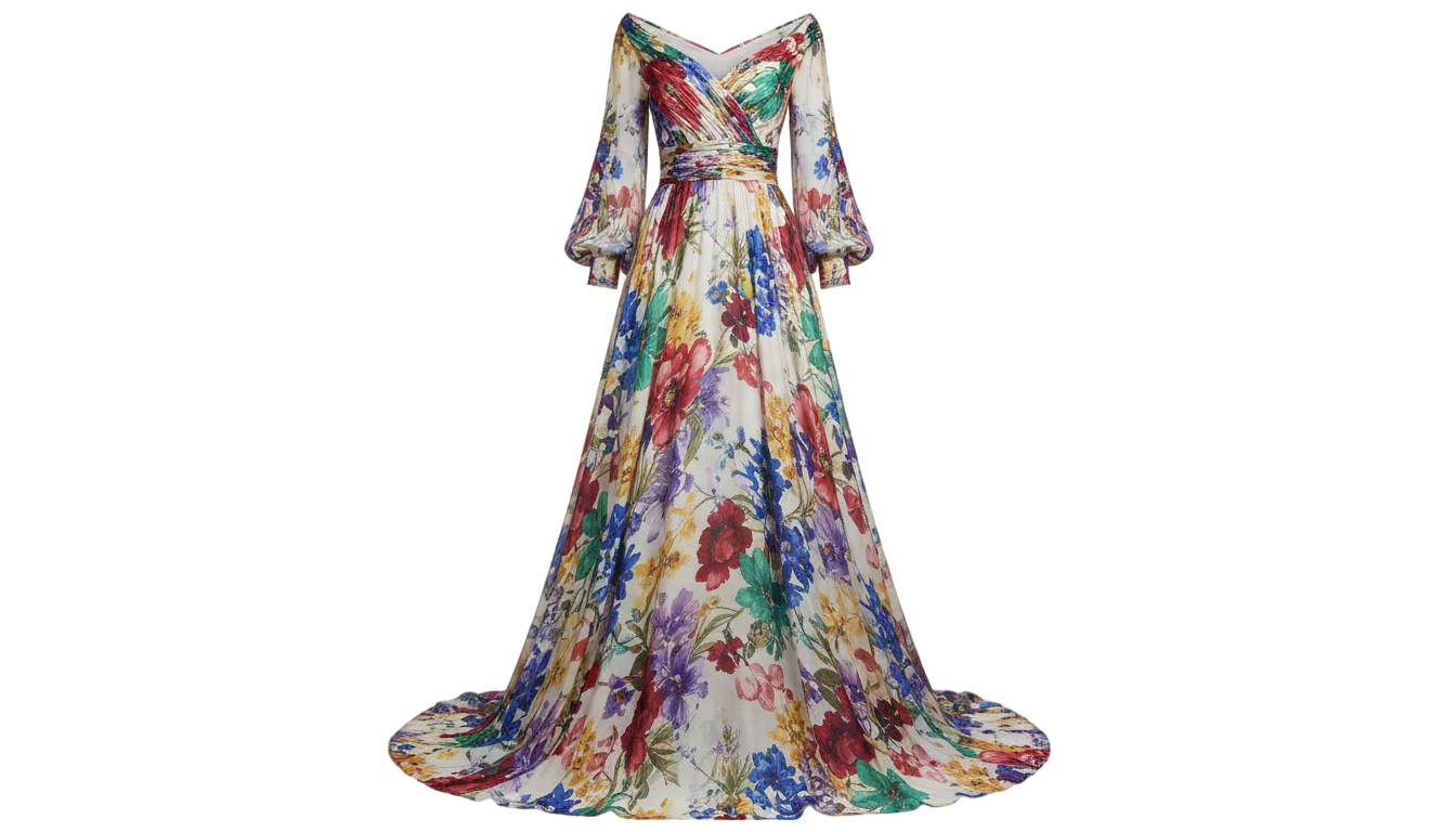 flower dress png PNG transparent background