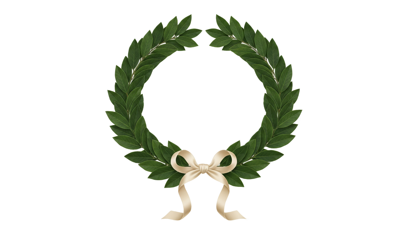 laurel crown png PNG transparent background