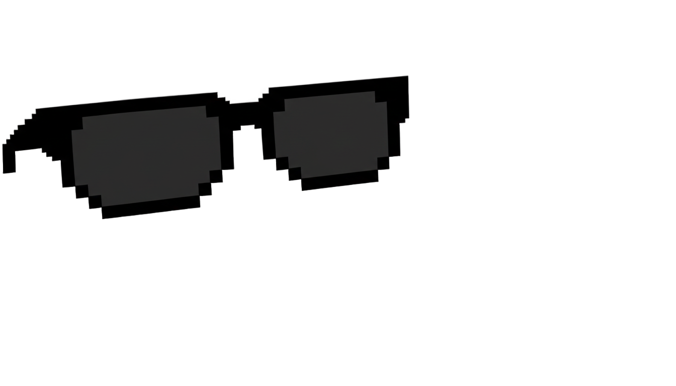 mlg glasses png PNG transparent background