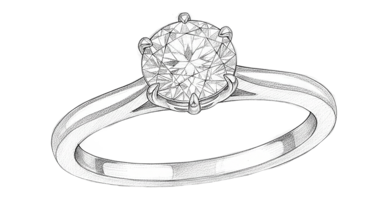 wedding ring drawing png PNG transparent background