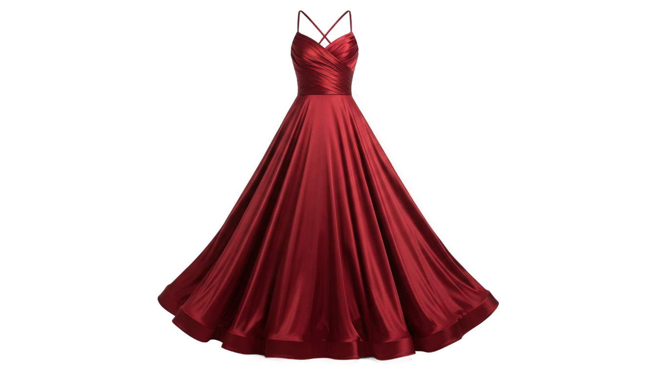 red dress png PNG transparent background