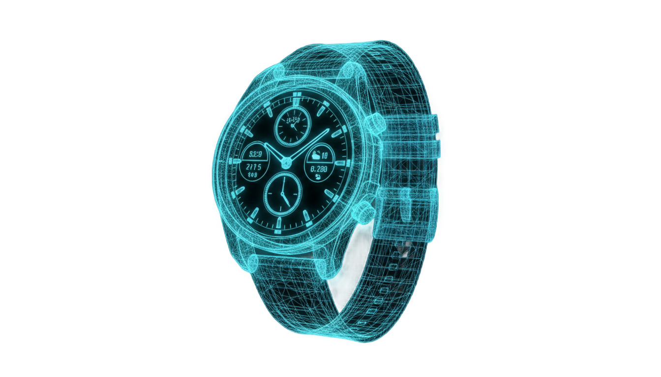 watch hologram png PNG transparent background