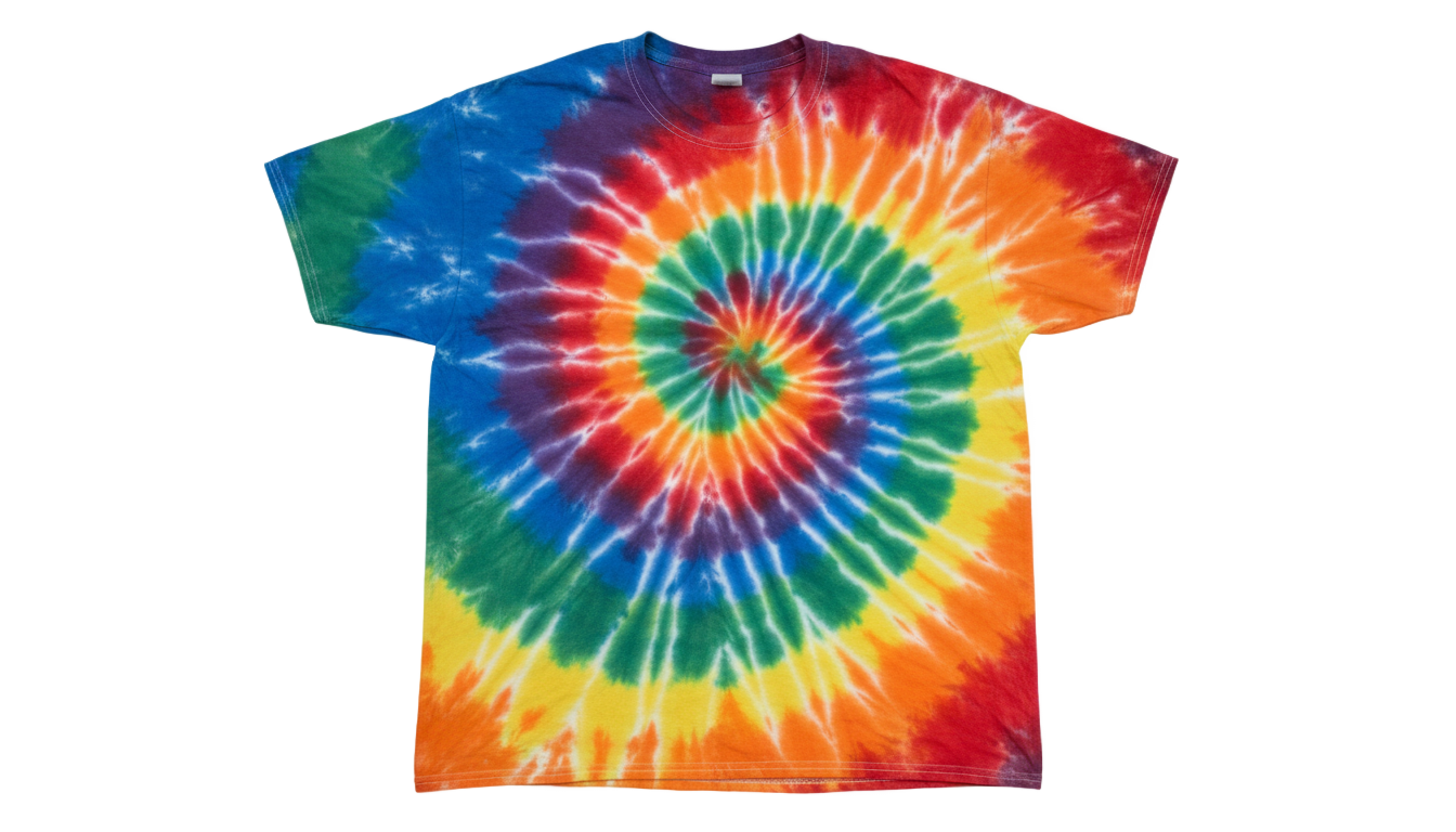 tie dye t shirt png PNG transparent background