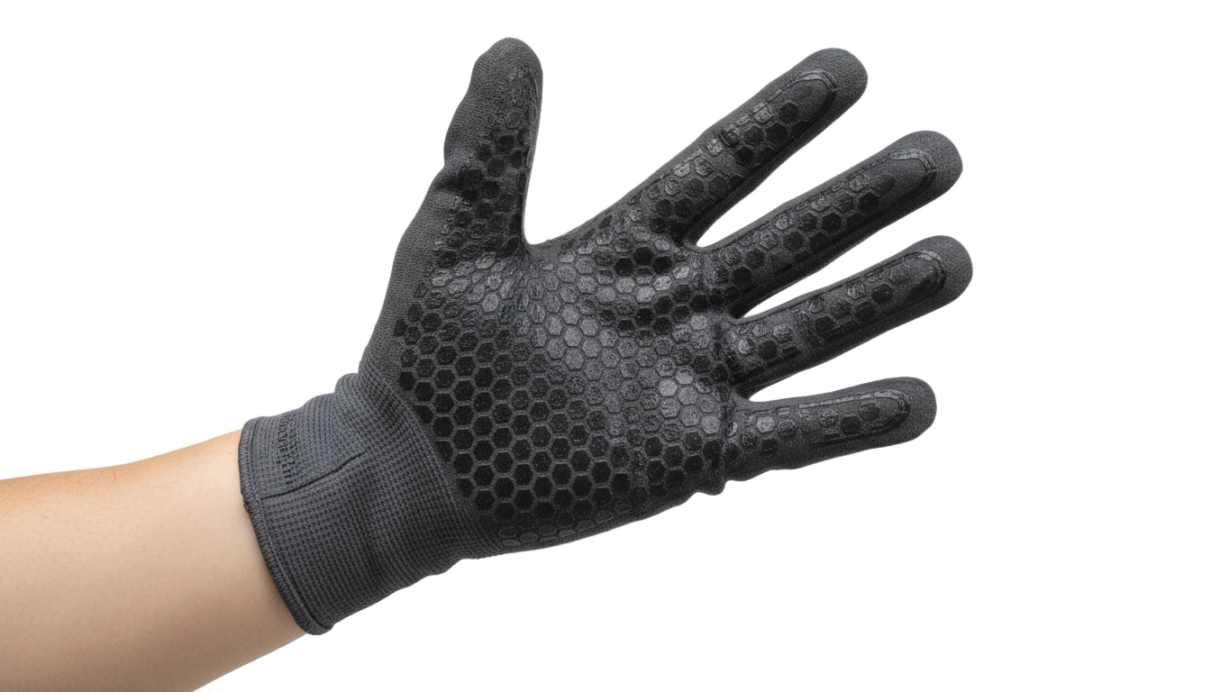 hand with gloves png PNG transparent background