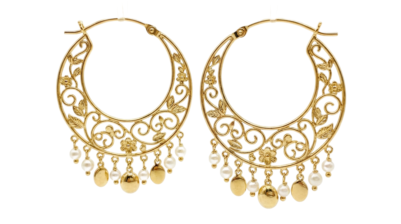2 gram gold earrings png PNG transparent background
