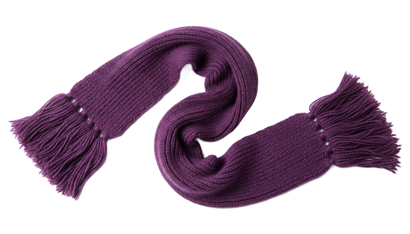 purple scarf png PNG transparent background