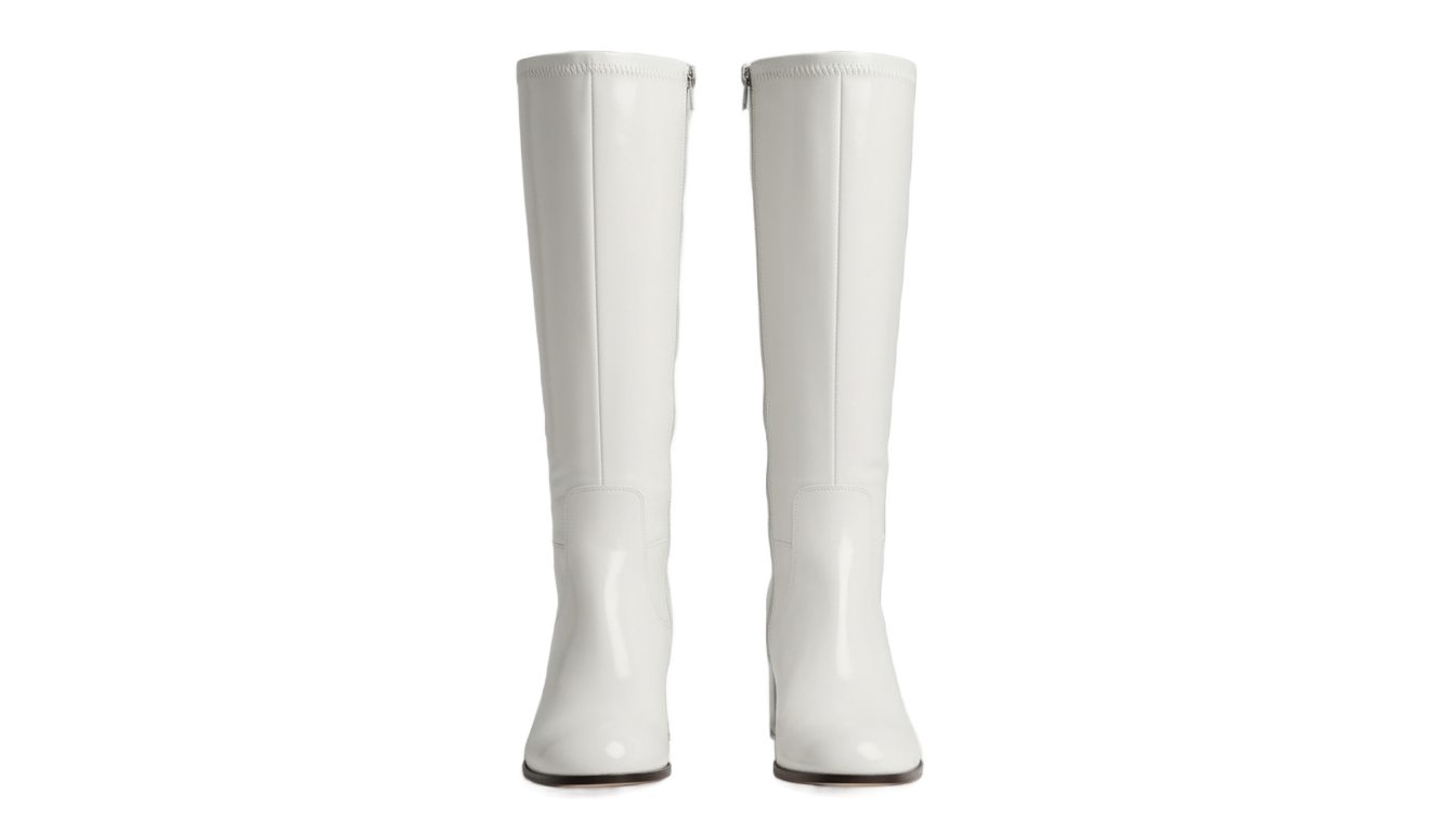 white boots png PNG transparent background