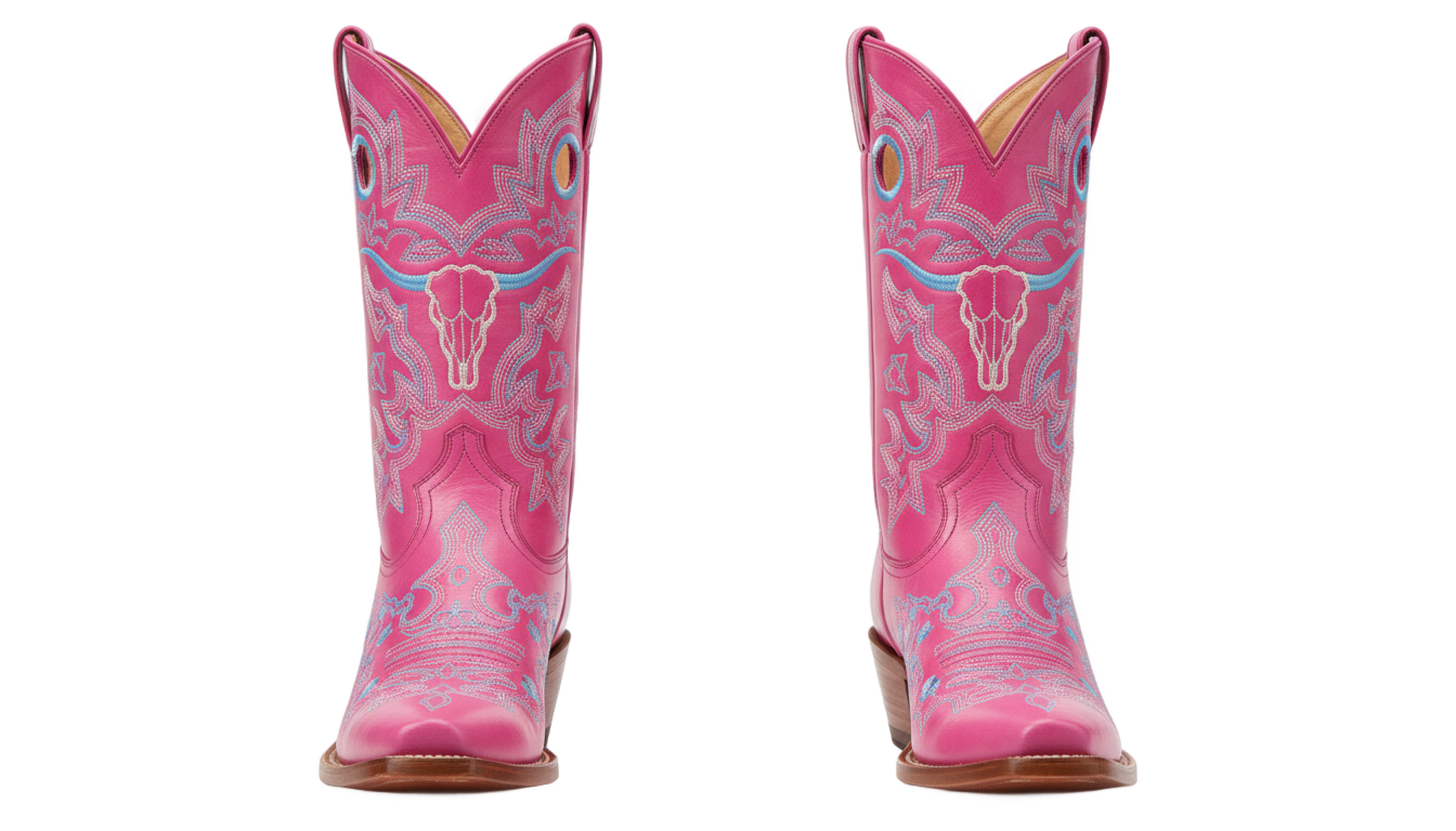 pink cowboy boots png PNG transparent background