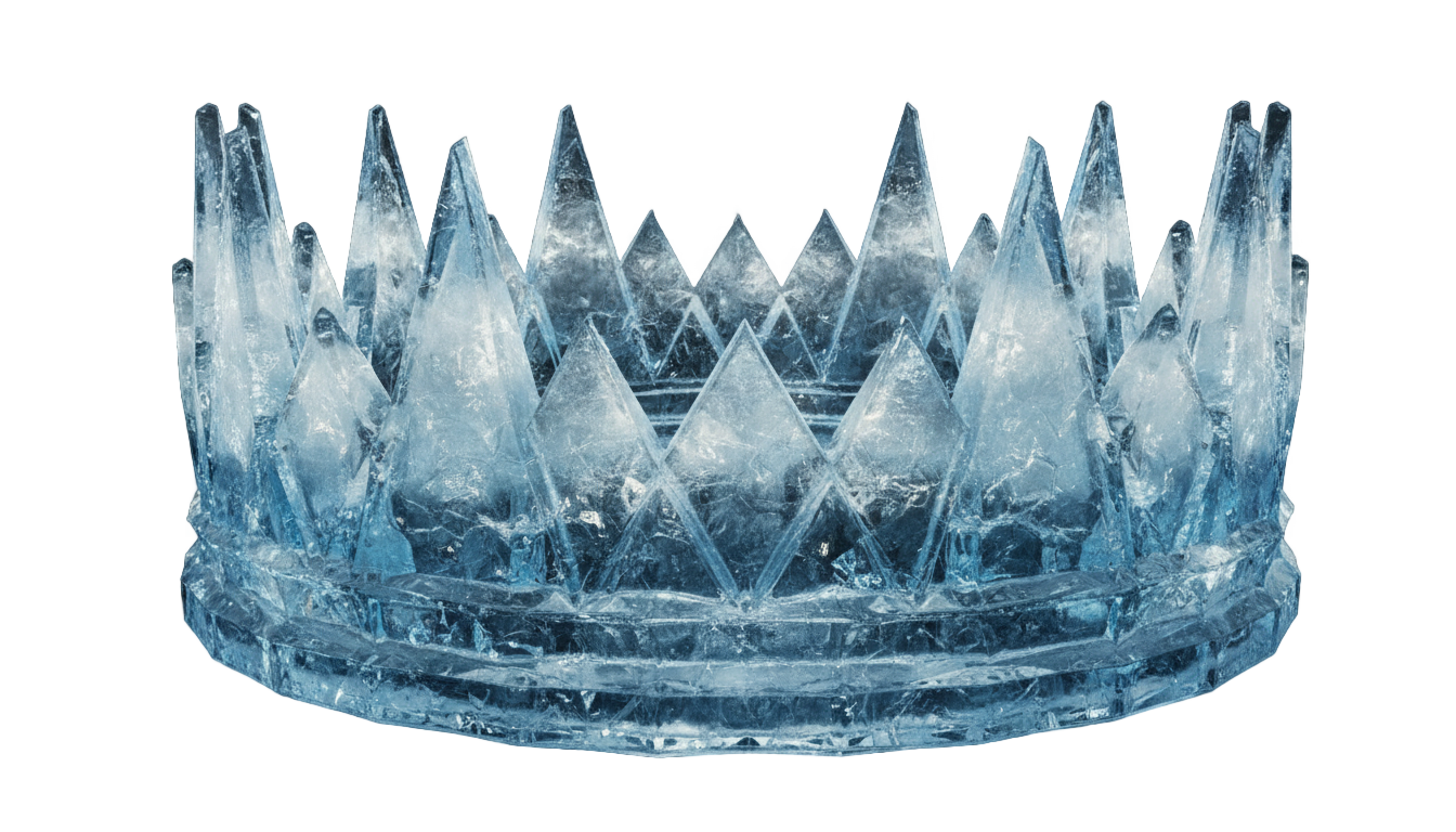 ice crown png PNG transparent background