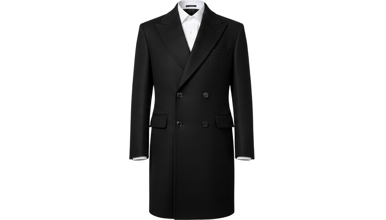 black coat without tie png PNG transparent background
