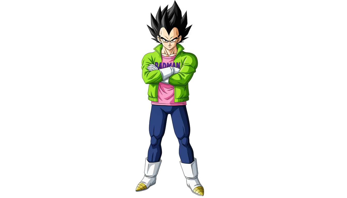 vegeta green jacket png PNG transparent background