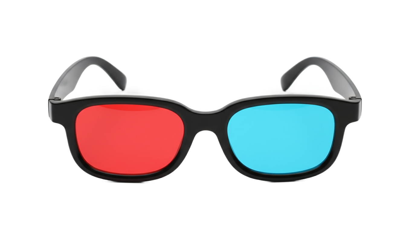 3d glasses png PNG transparent background